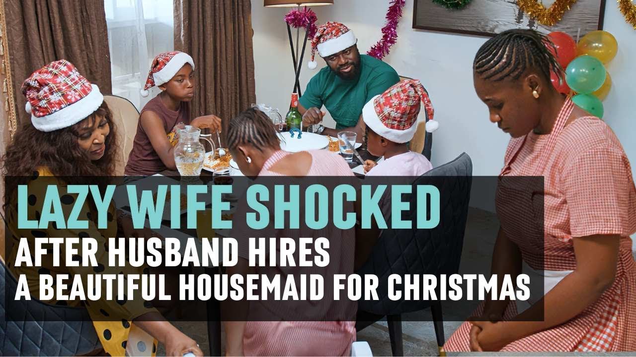 LAZY WIFE SHOCKED After Husband Hires a Beautiful Housemaid for Christmas | ZOKE SHORTS