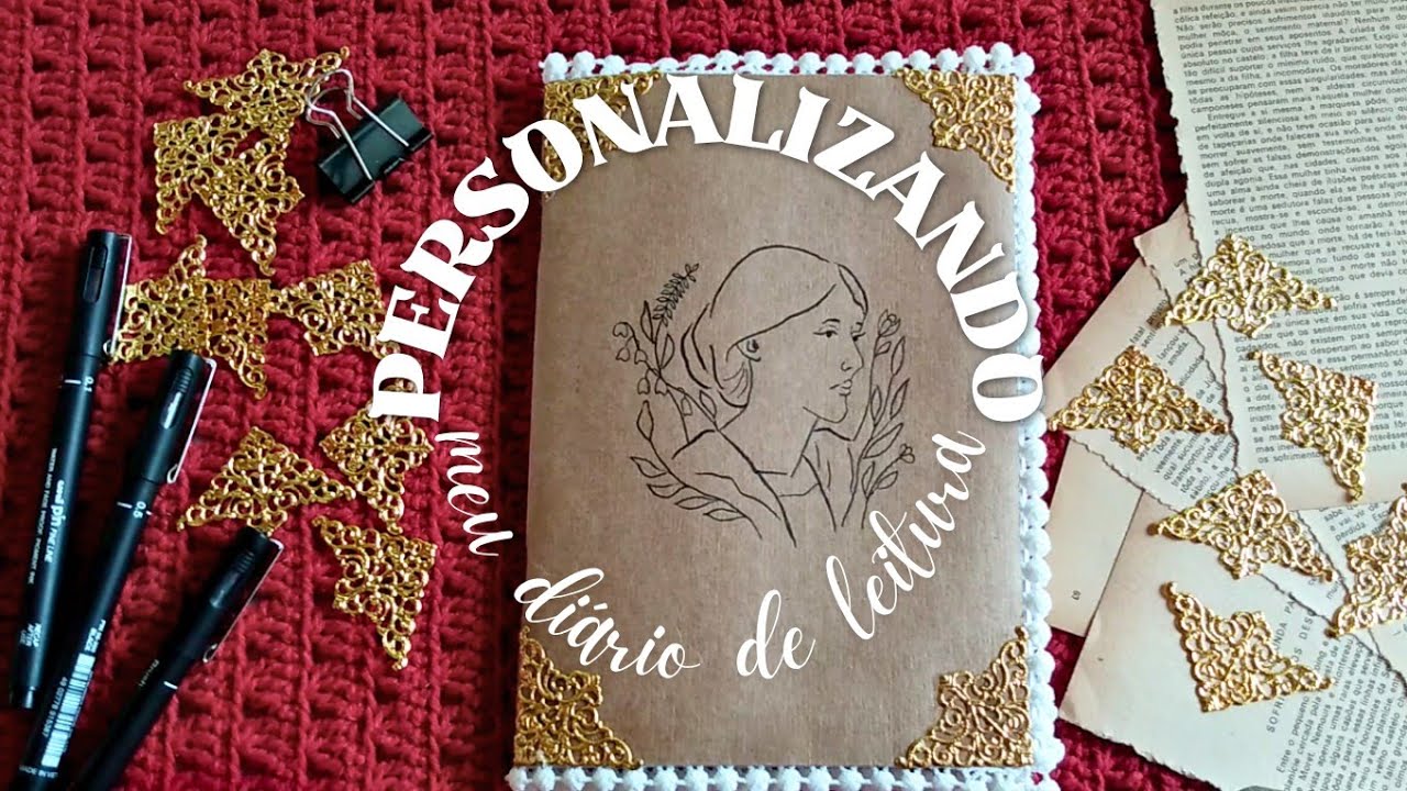 Personalizando meu  caderno  - Caderno de Leitura Virginia Woolf