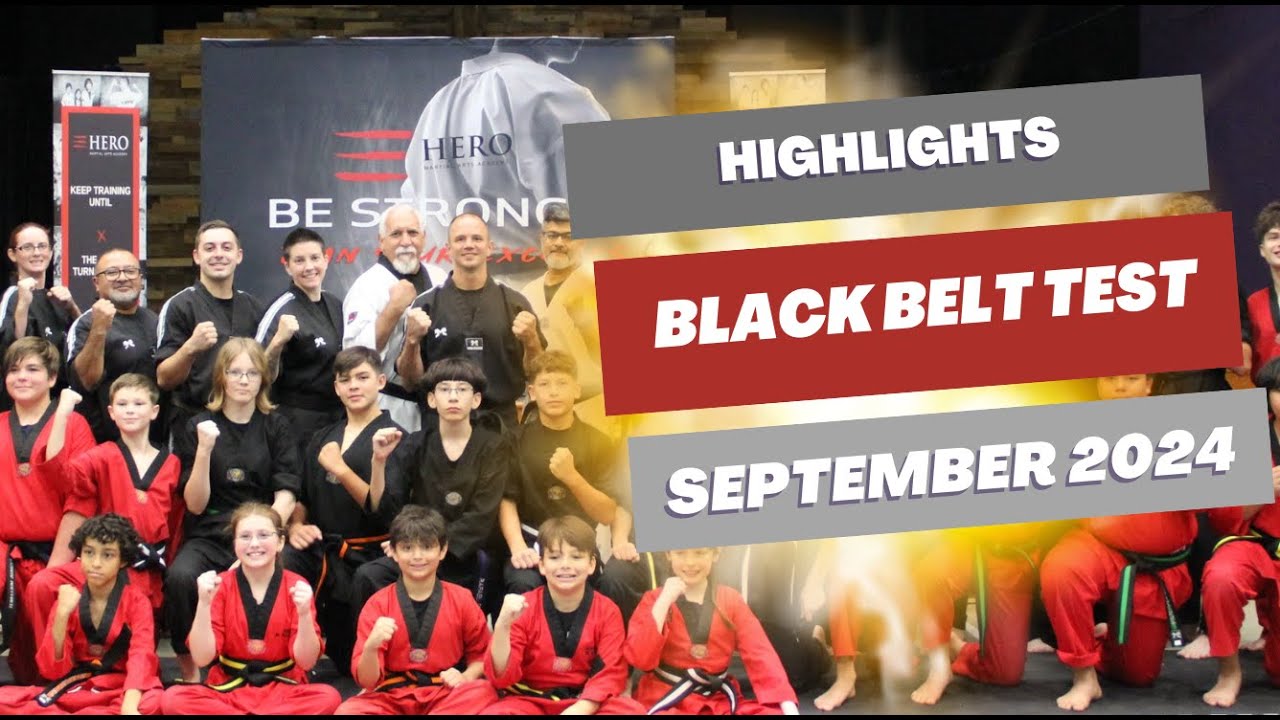 Black Belt Test Highlights 9 24