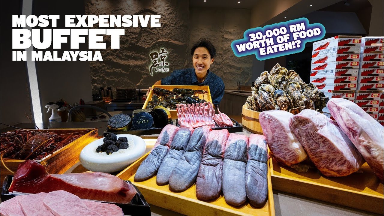 САМЫЙ ДОРОГОЙ шведский стол Omakase стоимостью 799 ринггитов в Куала-Лумпуре, Малайзия. Выгнали п...