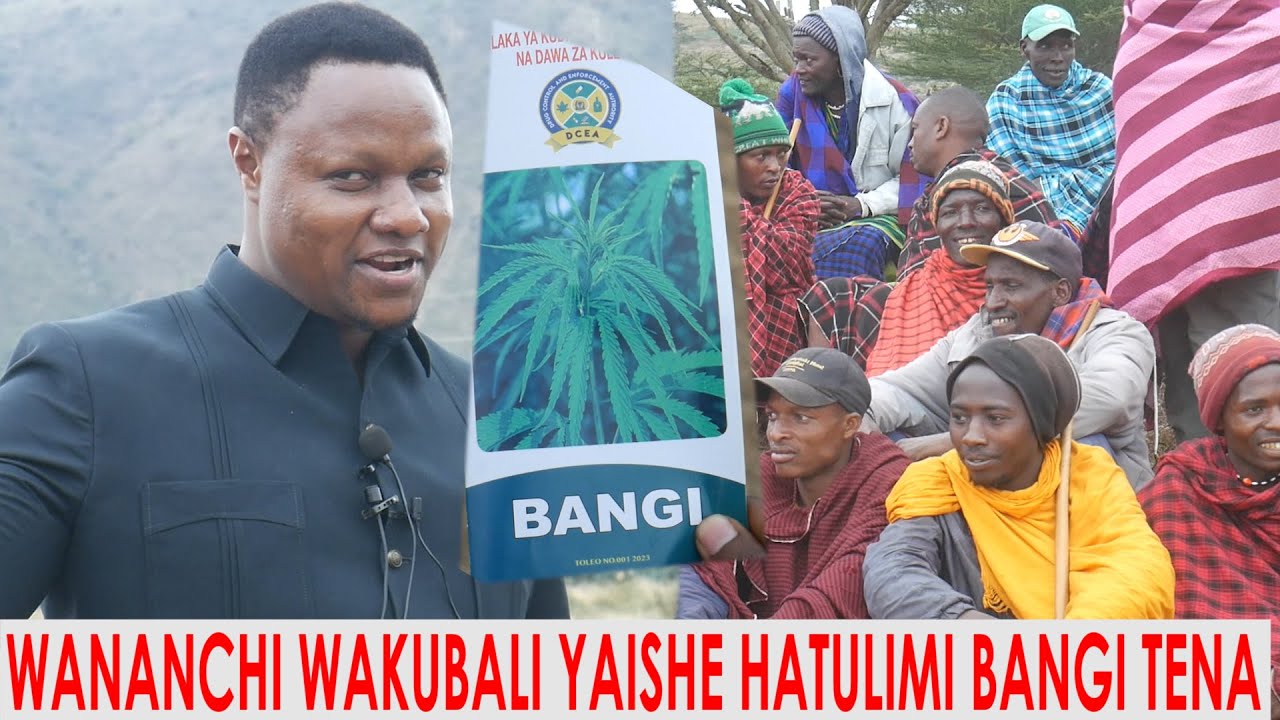 WANANCHI KISIMIRI WAKUBALI YAISHE HATULIMI TENA BANGI WAKIRI MBELE YA KAMISHNA TUMEKOMA