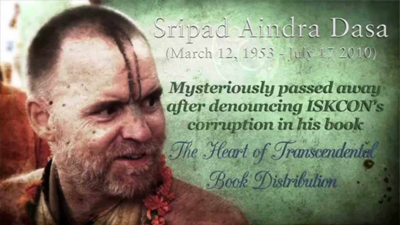 ISKCONspiracy - Aindra Prabhu's message