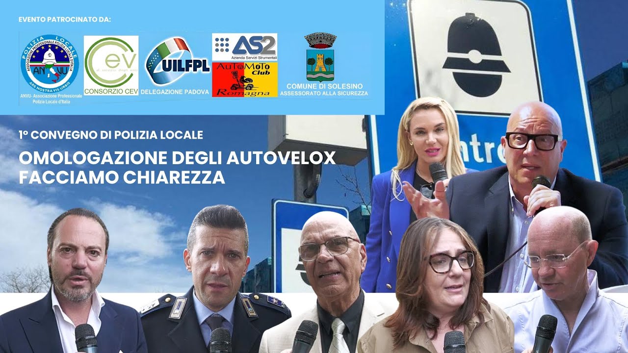 #autovelox: FACCIAMO CHIAREZZA. Convegno Polizia Locale. Servizio: @eleonorapassarellareporter