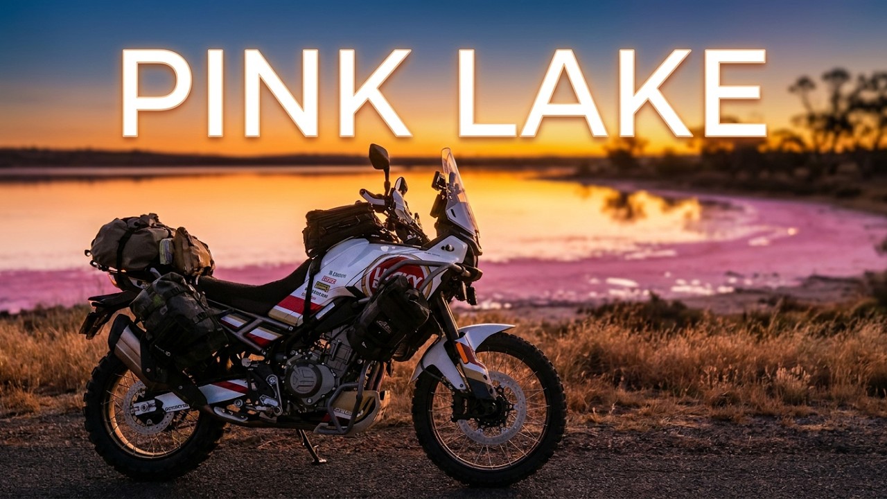 Finding Pink Lake   -- 4000KMs Motobike Adventure with CFMOTO 450MT