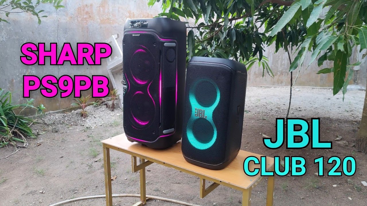 Японские колонки против американских! Sharp PS9PB против JBL Partybox Club 120 #jbl #караоке #sha...