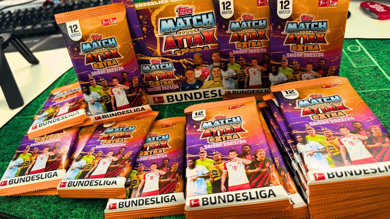 KOMPLETTE DISPLAY BOX Topps MATCH ATTAX EXTRA BUNDESLIGA 2024