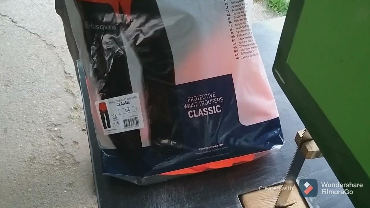 Grubi Rez,Husqvarna protective trousers classic (za&scaron;titne hlače za rad sa motornom pilom)