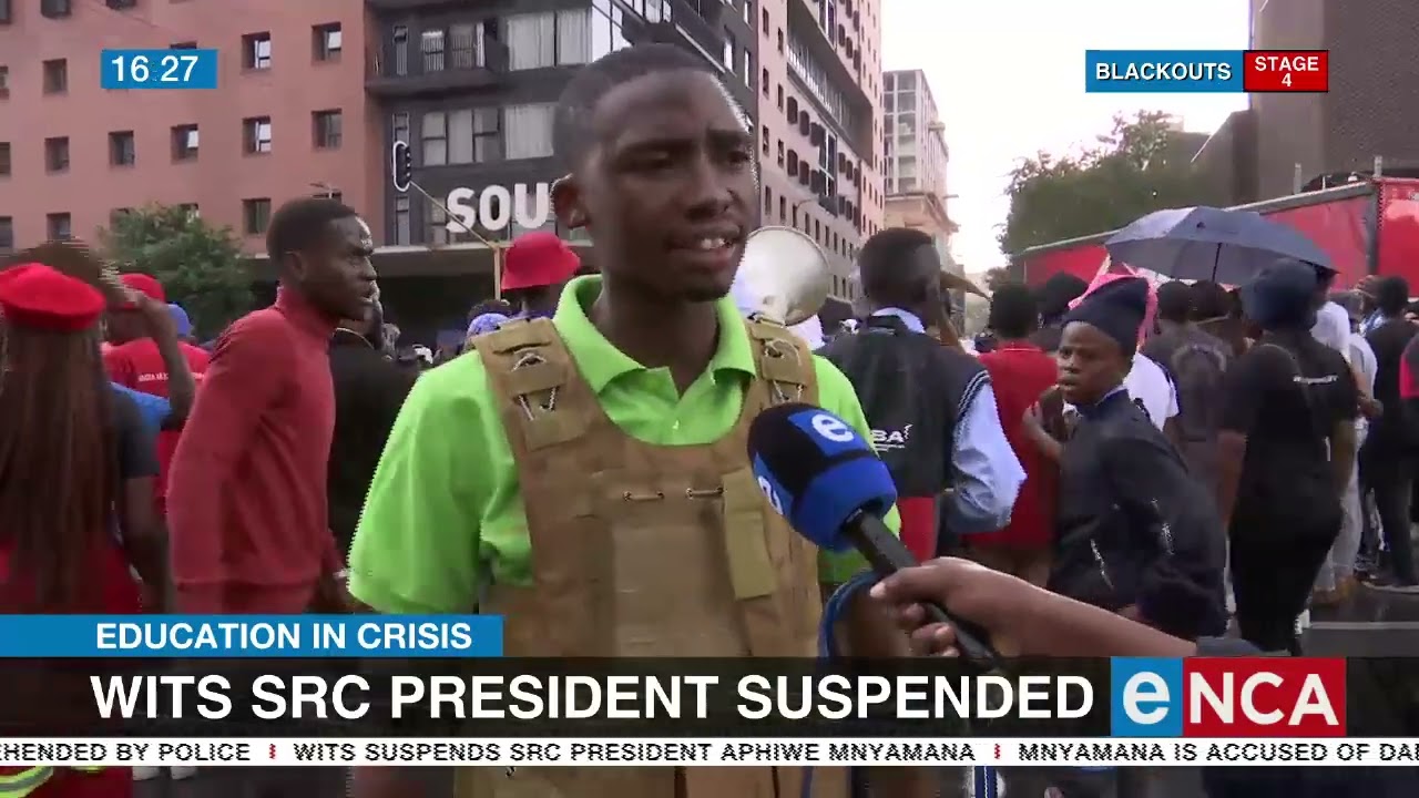Tension simmer at Wits university