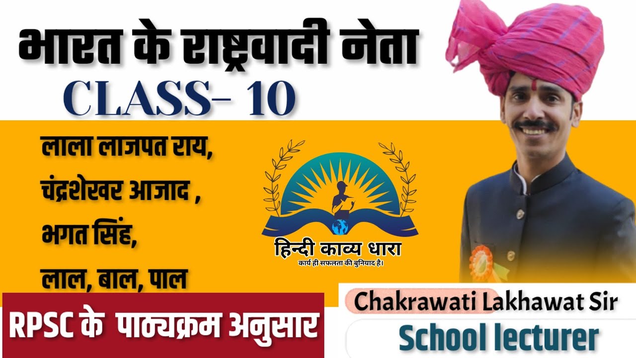 भारत के राष्ट्रवादी नेता- क्लास 10