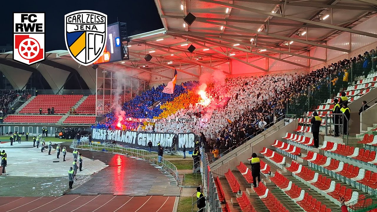 Zeiss-Fans in Erfurt • Rot-Weiß Erfurt vs FC Carl Zeiss Jena 3:1 | Thüringenderby 2025/26