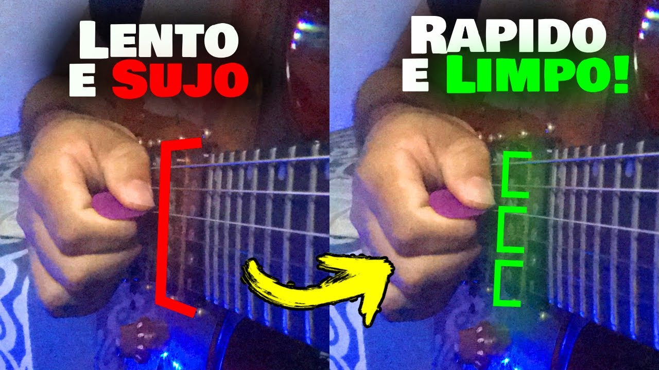 Pare Agora! 3 Erros que acabam com Sua Palhetada na Guitarra