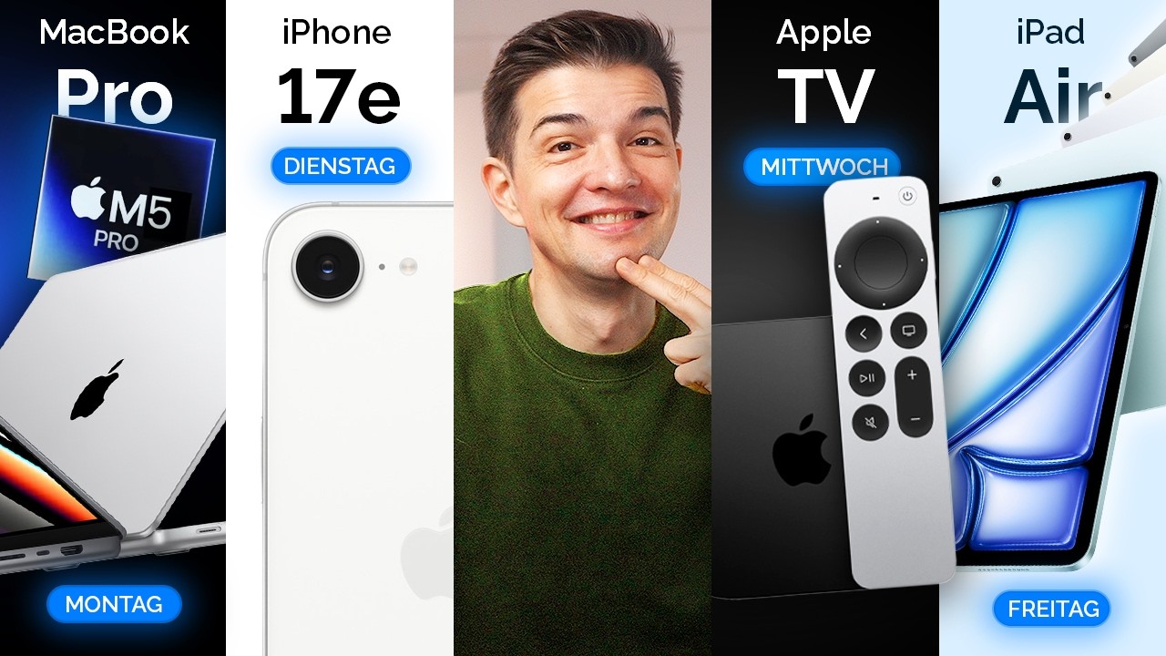 Es geht los! Apple bringt 5 neue Produkte! (Apple TV, MacBook Pro, iPads & mehr)!