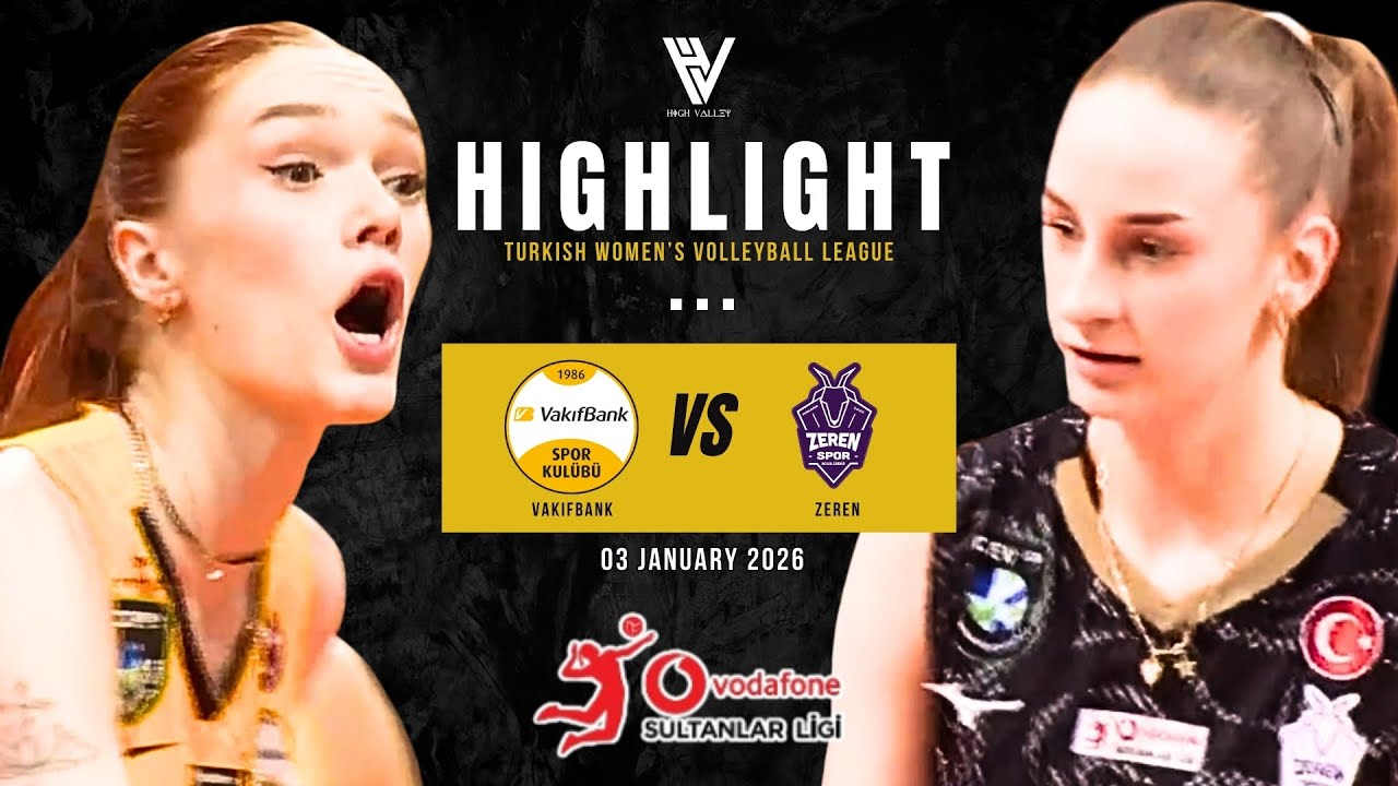 VakıfBank vs Zeren Spor | Epic Highlights 🔥 Turkish Women’s Volleyball League 2025 (Sultanlar Ligi)
