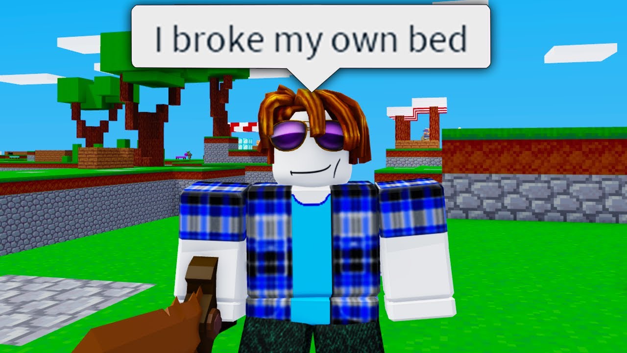ROBLOX Bedwars Смешные моменты 2