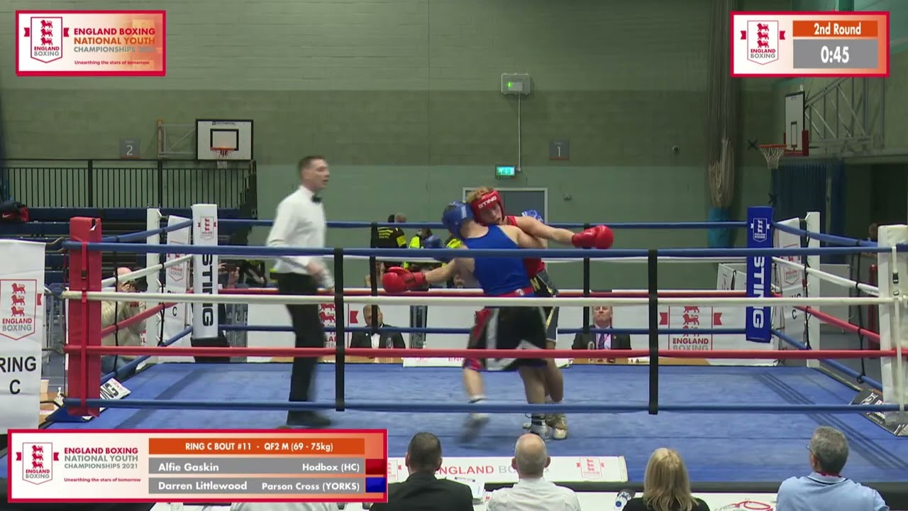 Darren Littlewood JR vs Alfie Gaskin - Amateur Boxing