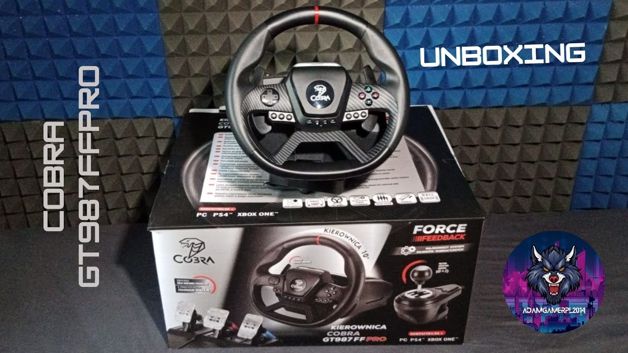 Unboxing Kierownica Cobra GT987FF PRO część 1/2