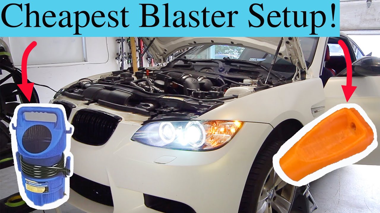 Бюджет N54 Walnut Blast Service: как это сделать за 6 минут