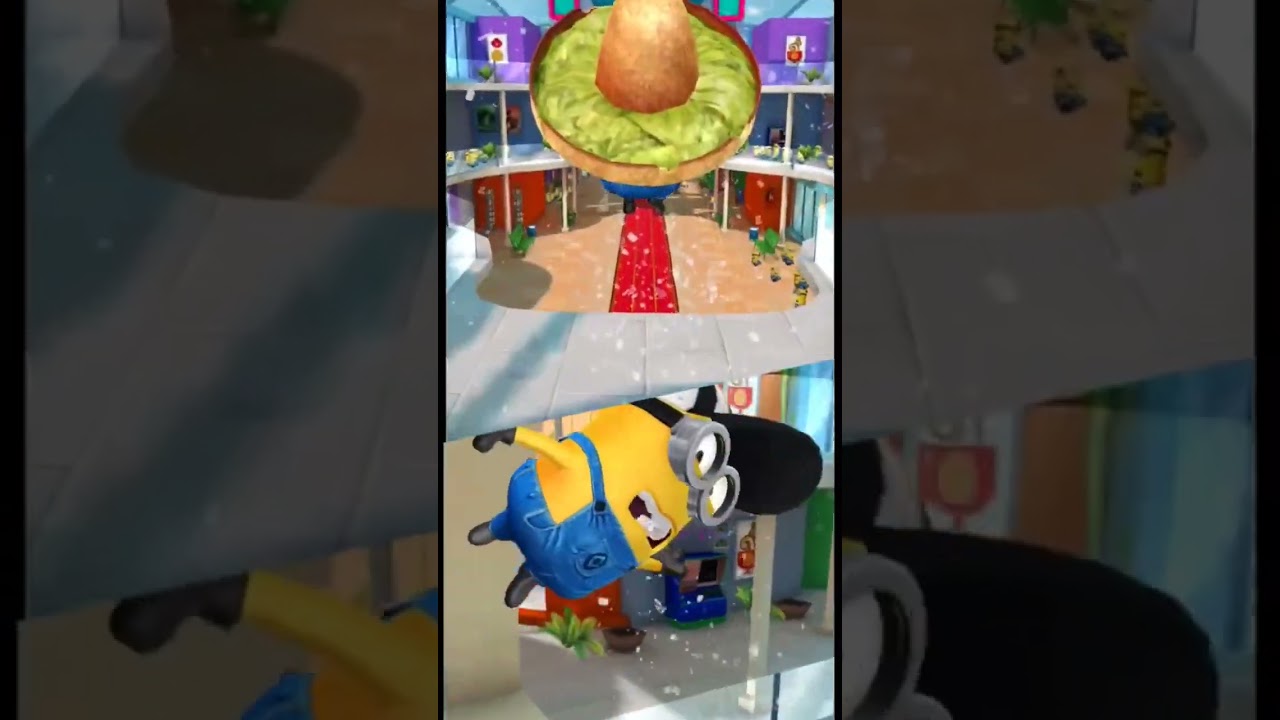 Falling Moment Referee And Tortilla Chip Hat ~ Despicable Me Minion Rush