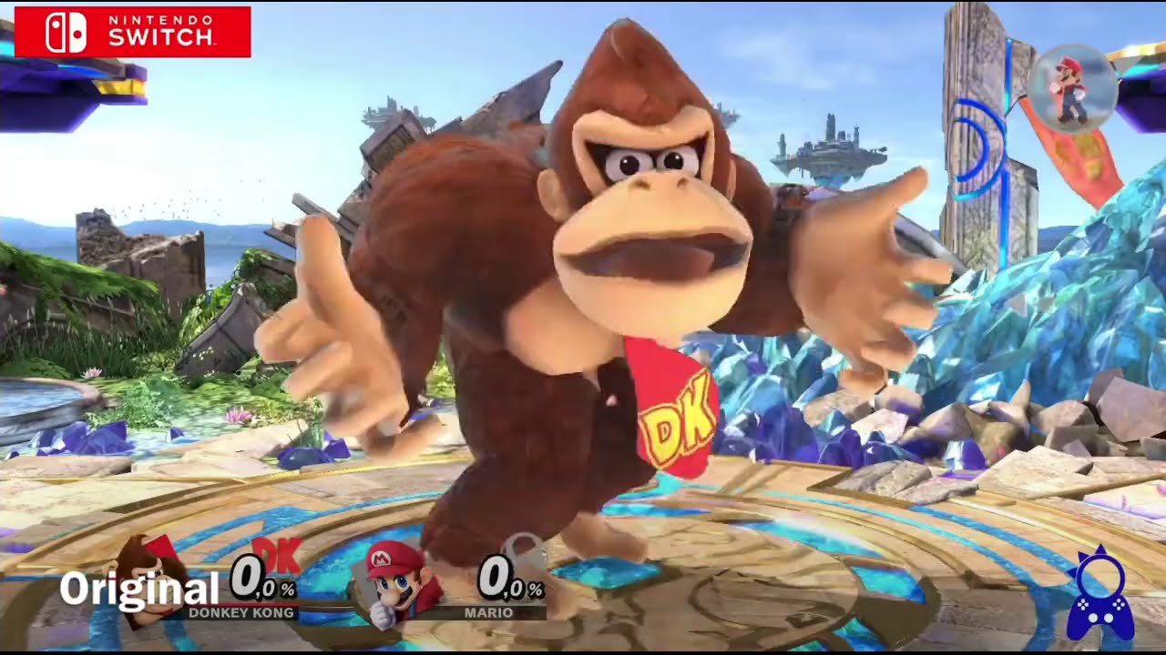 What If Donkey Kong had his real voice in Super Smash Bros Ultimate?