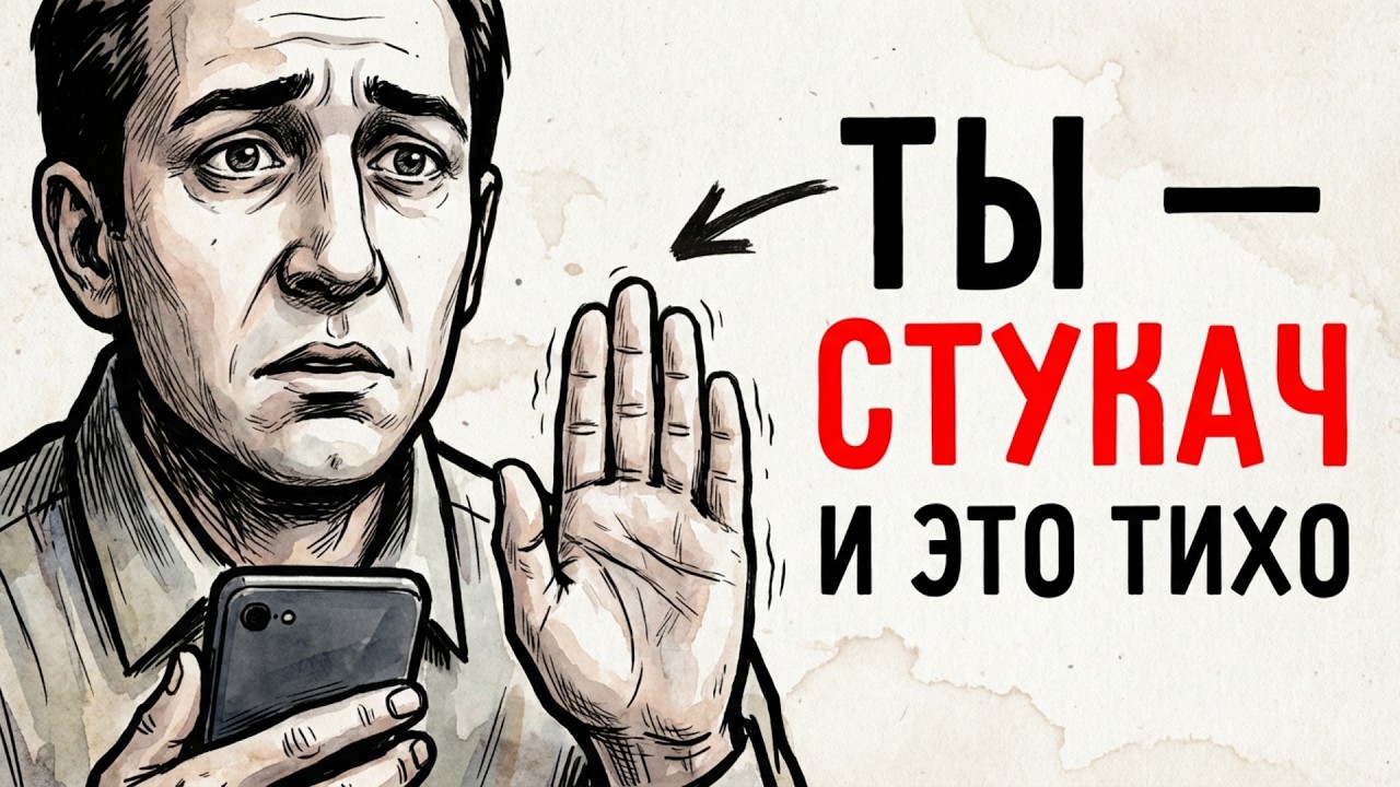 ТЫ — СТУКАЧ (И ЭТО ВСЯ ТВОЯ ЖИЗНЬ)