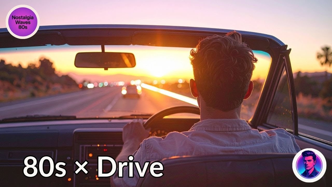 【80s×Drive Men's Vocal】Where the Road Becomes Home | Driving Through the Afterglow