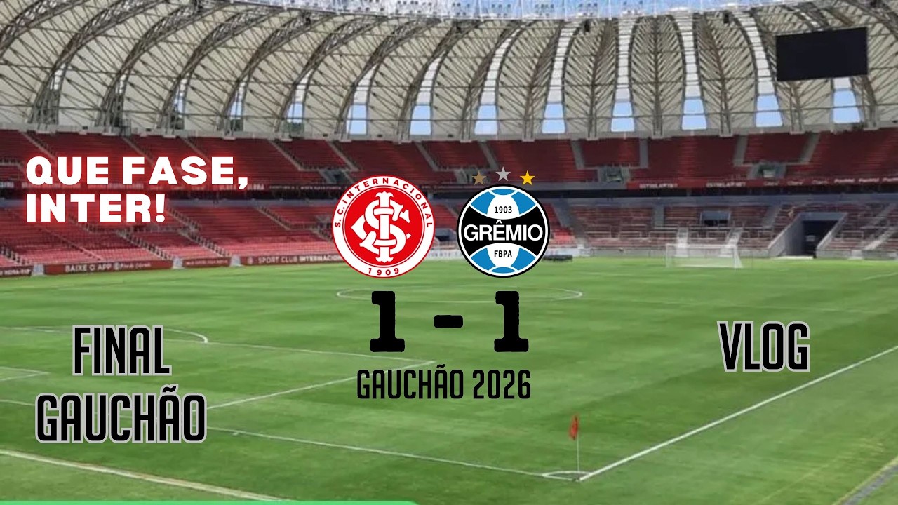 Assisti a final do Gauchão no Beira-Rio