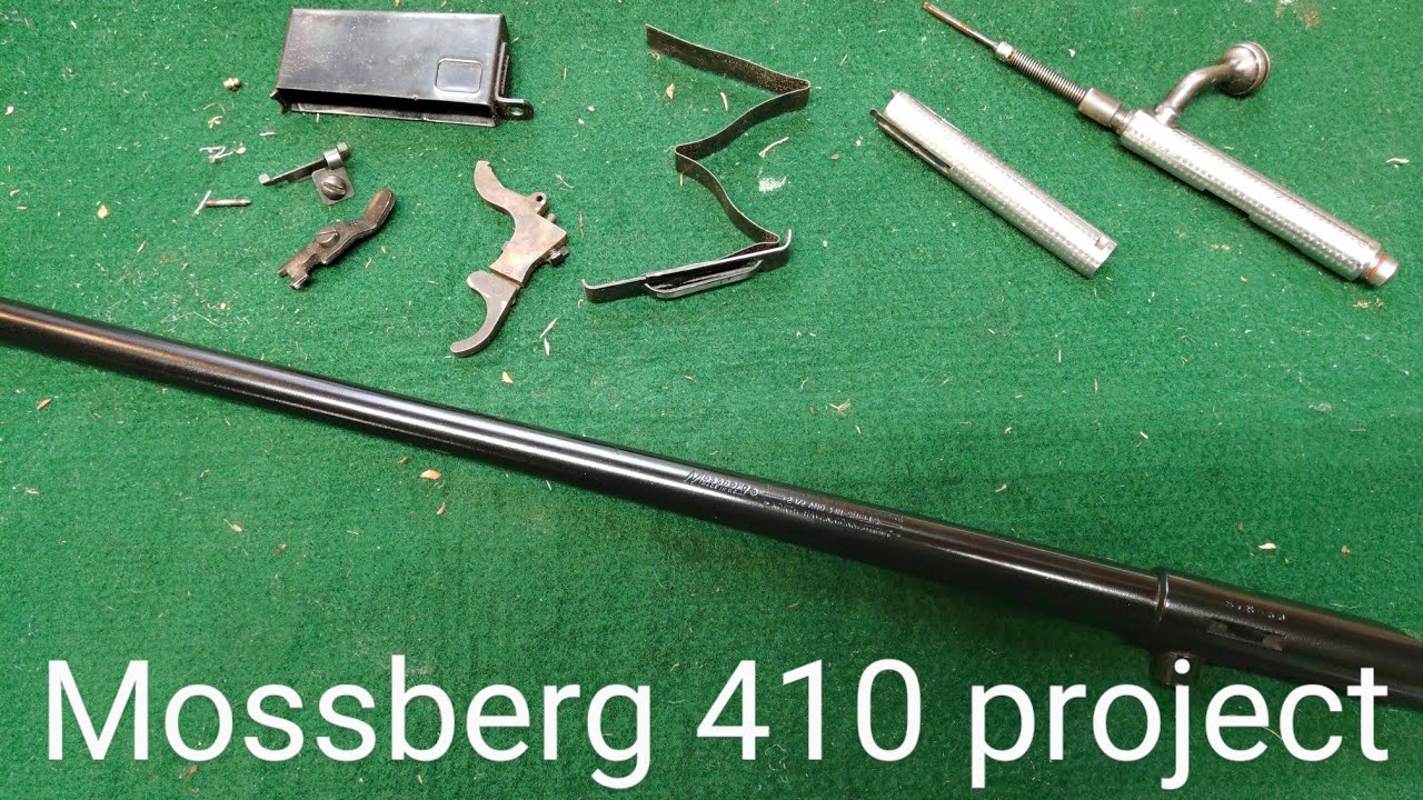 How to refinish a Mossberg shotgun with a spray on finish.