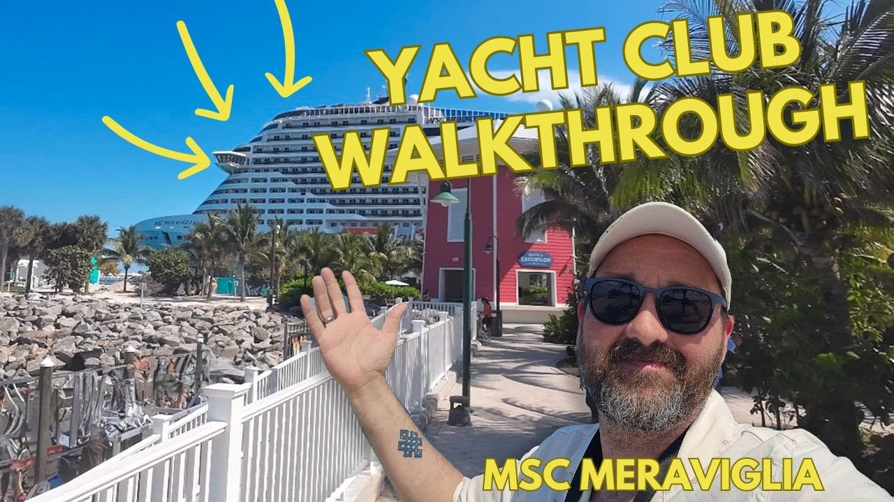 ПОСЕТИТЕ яхт-клуб MSC Meraviglia! Прогулка по залу и экскурсия по номерам