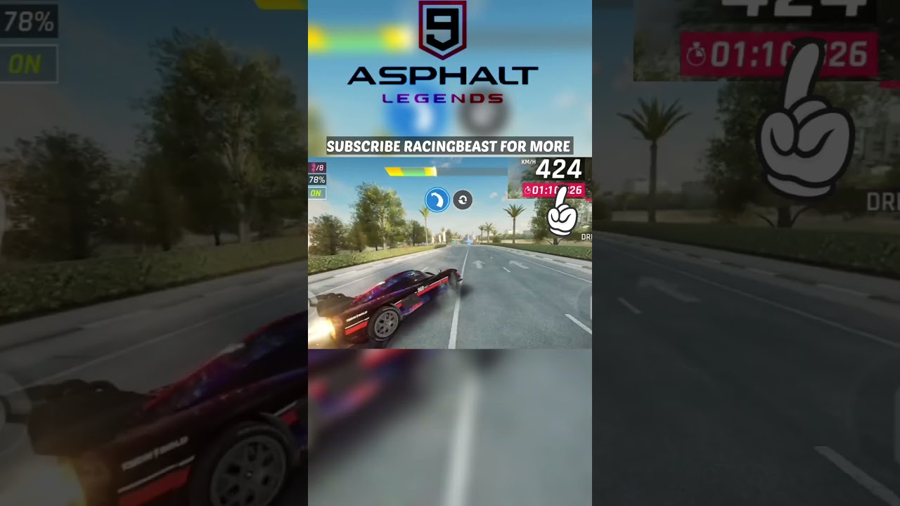 Asphalt 9 - Can You do floaty in touchdrive? #asphalt9 #shorts