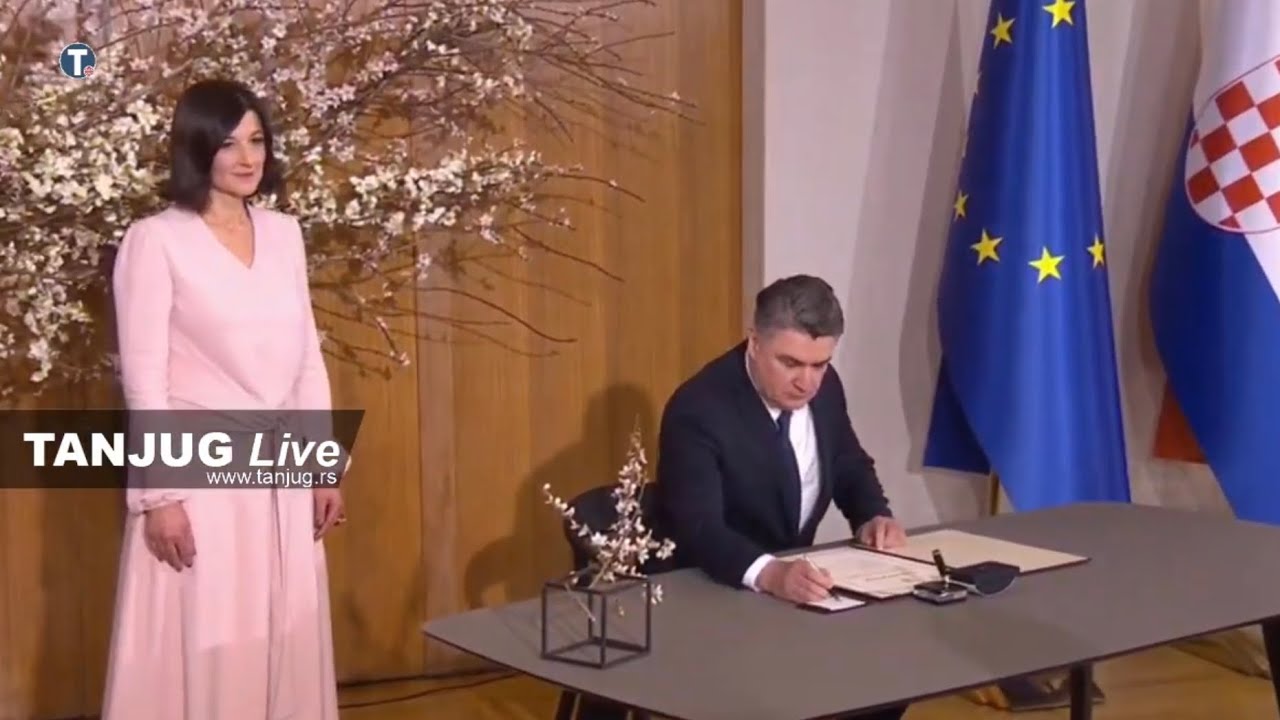 Uživo - Zagreb - Inauguracija hrvatskog predsednika Zorana Milanovića