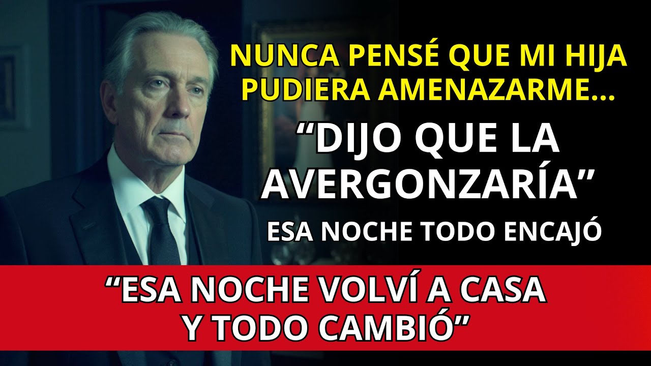 En la boda, mi hija dijo que la avergonzaría; volví a casa esa noche y después todo cambió...