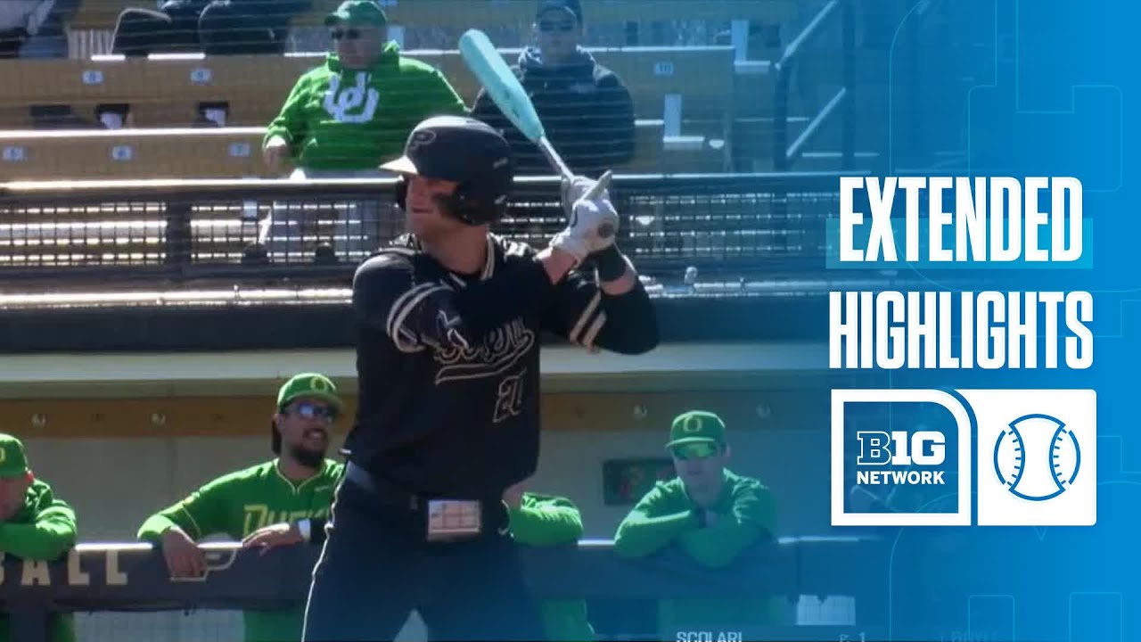 Oregon at Purdue | EXTENDED HIGHLIGHTS | Big Ten Baseball | 03/08/2026