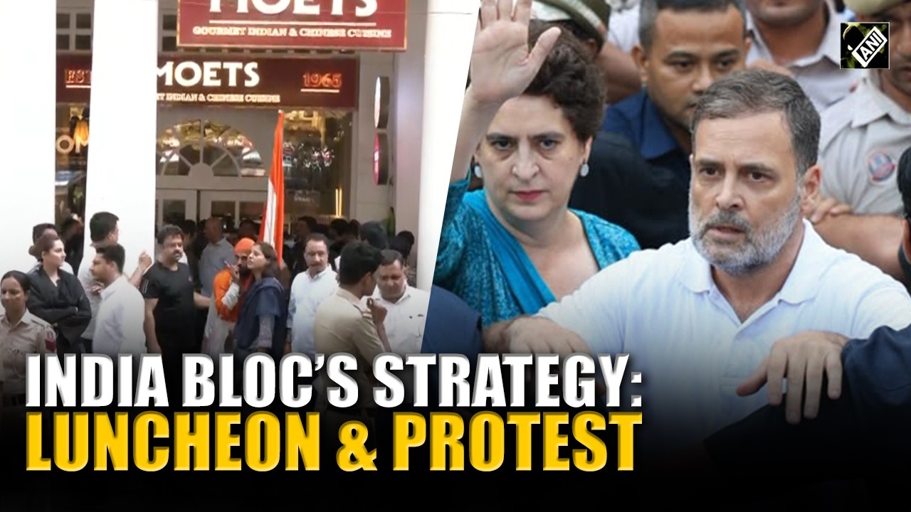 INDIA Bloc&rsquo;s strategy: Leaders hold second consecutive luncheon amid protest in Delhi&rsquo;s CP