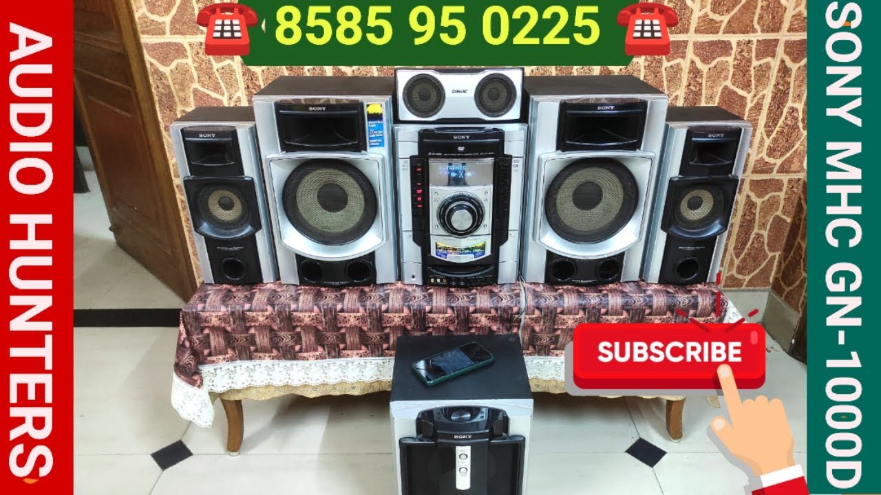 😱😱 KILLER BASS -- SONY MHC-GN1000D HOME THEATRE SPEAKER #viral #music #speaker #love #shorts #sony