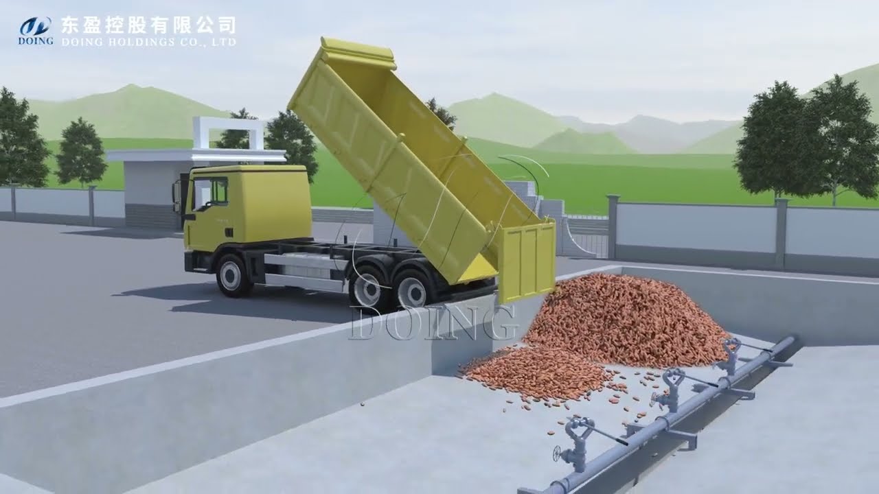 Sweet potato starch processing facility Wet extraction method Sweet potato starch separating machine