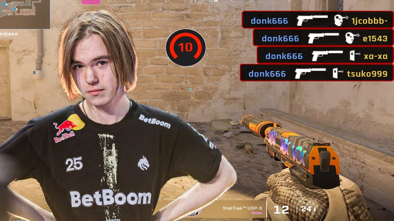 donk666 Destroys High ELO Faceit Lobby | (29-7)