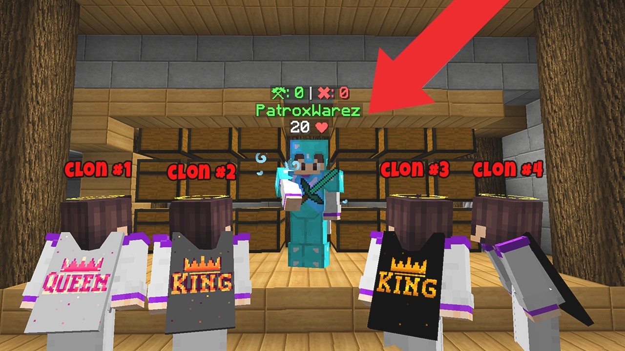 ASALTO a un CLAN de SUPLANTADORES en Minecraft