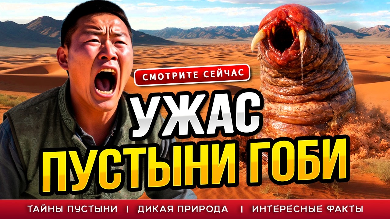 УЖАС ПУСТЫНИ ГОБИ!!! Неуловимый Монстр Монголии!!! #пустыня