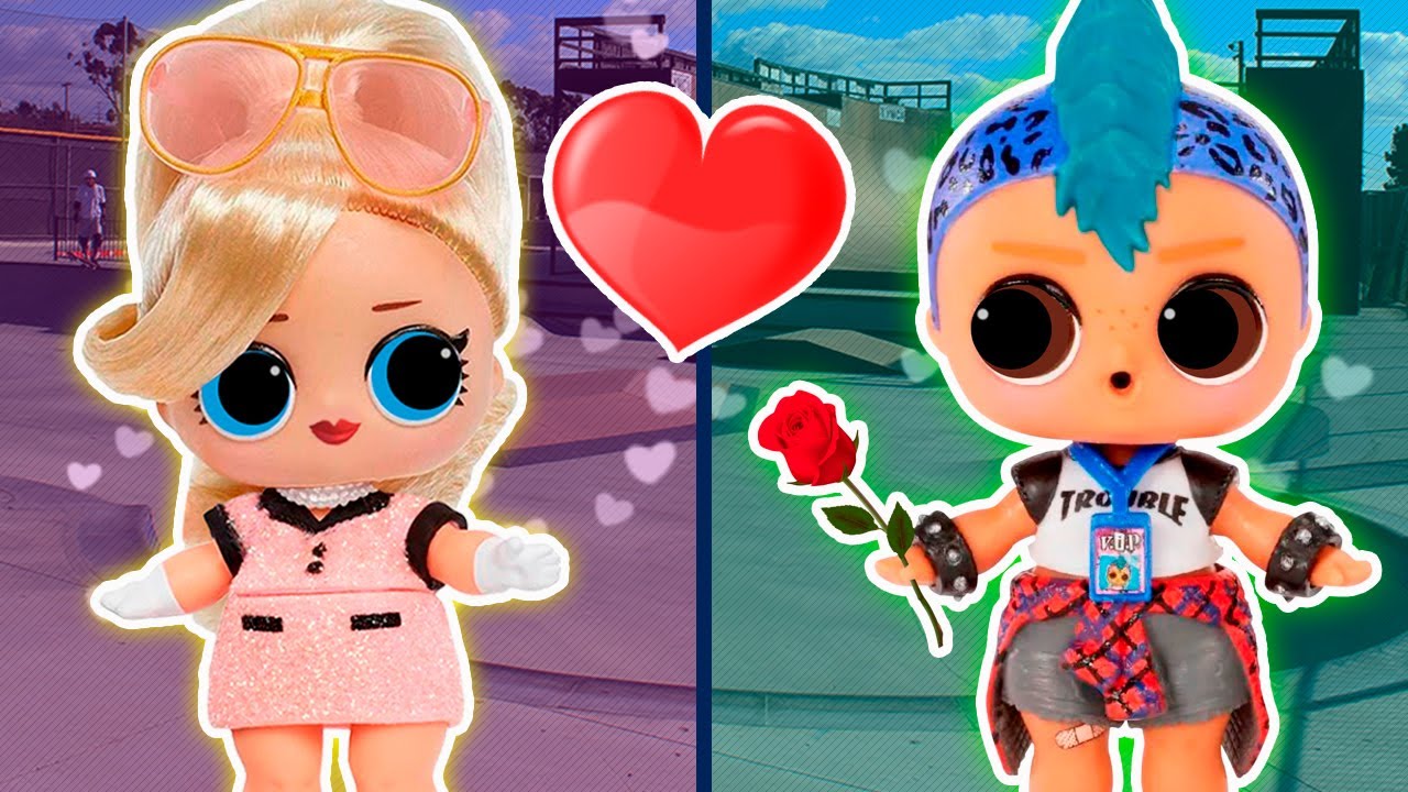NIÑA FRESA se ENAMORA de un CHICO PUNK! - MUÑECAS LOL SORPRESA - Juguetes Fantásticos