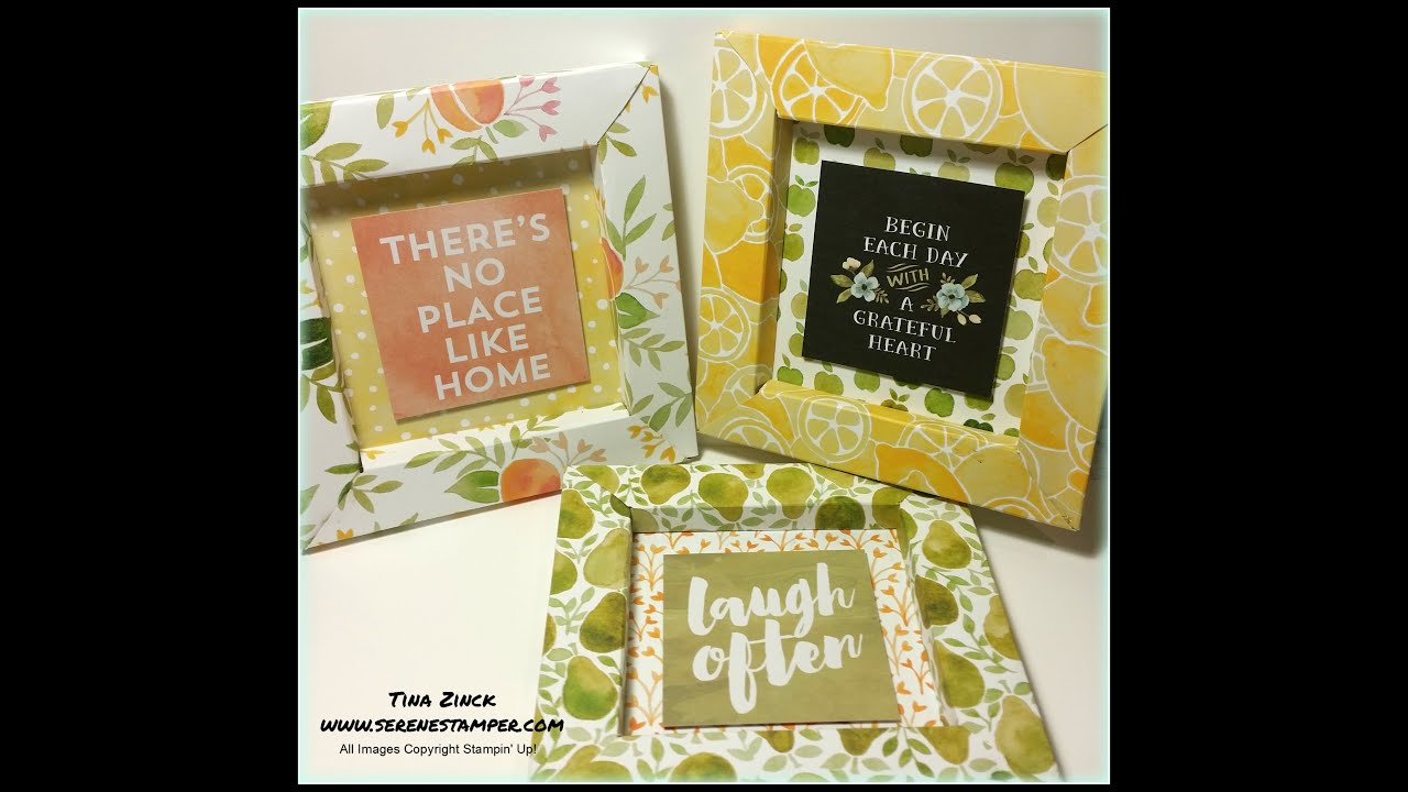 Shadow Box Frame Card