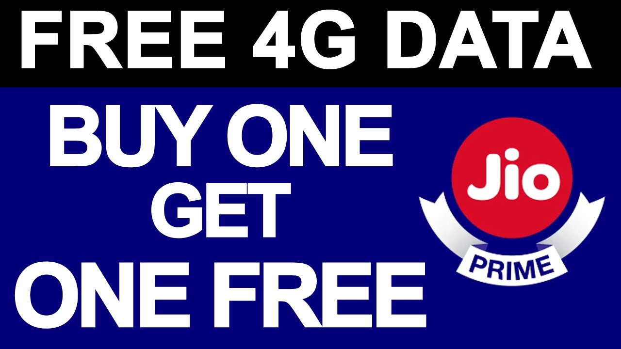 JIO PRIME OFFER 2017 | BUY ONE GET ONE FREE | Free 4G DATA With 303 & 499 Recharge Tariff Plans