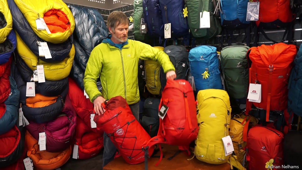 Rucksacks for Summer Alpine Mountaineering