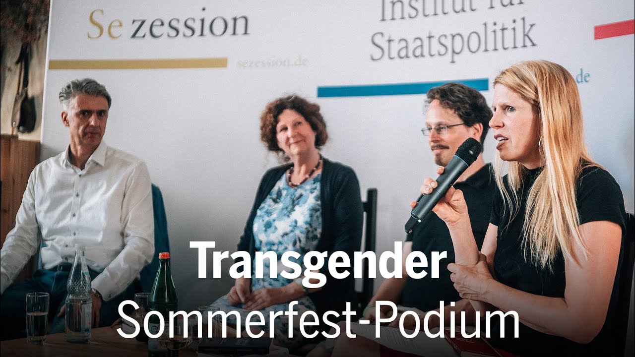 »Transgender« mit Bettina Gruber, Marc Jongen und Martin Lichtmesz, moderiert von Ellen Kositza