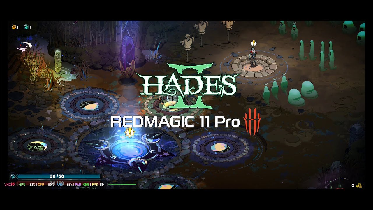 Hades 2 on the RedMagic 11 Pro (Snapdragon 8 Elite Gen 5)