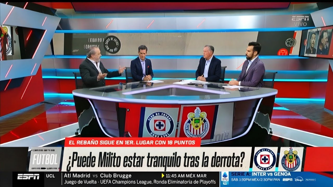 Reporte De Chivas / Cruz Azul : ¿Puede Milito estar tranquilo tras la derrota? Cruz Azul vs Chivas 