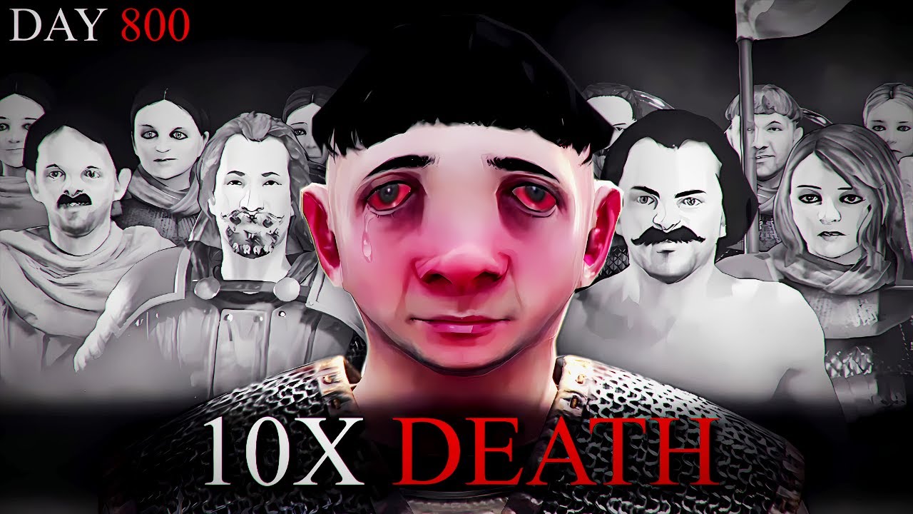 I Survived 800 Days in TRUE Hardcore Bannerlord [10x DEATH and AGING]