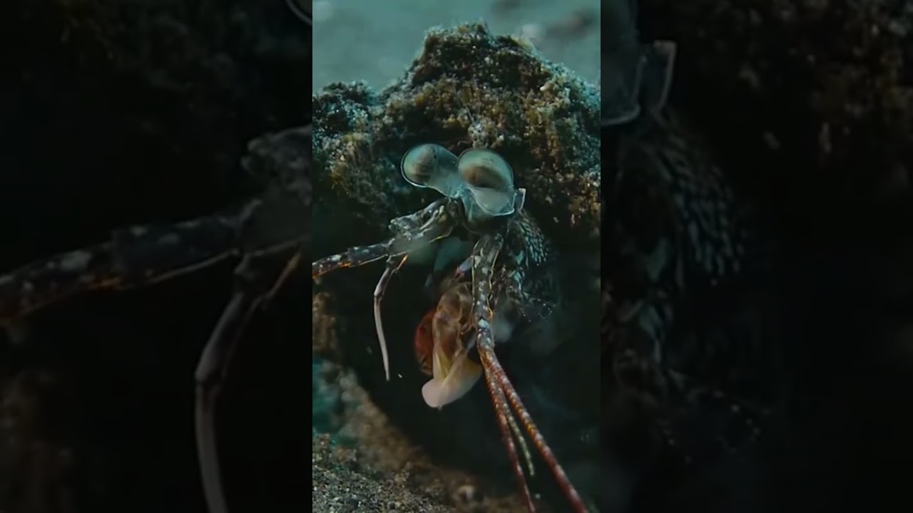 Shrimp vs octopus🦐🐙