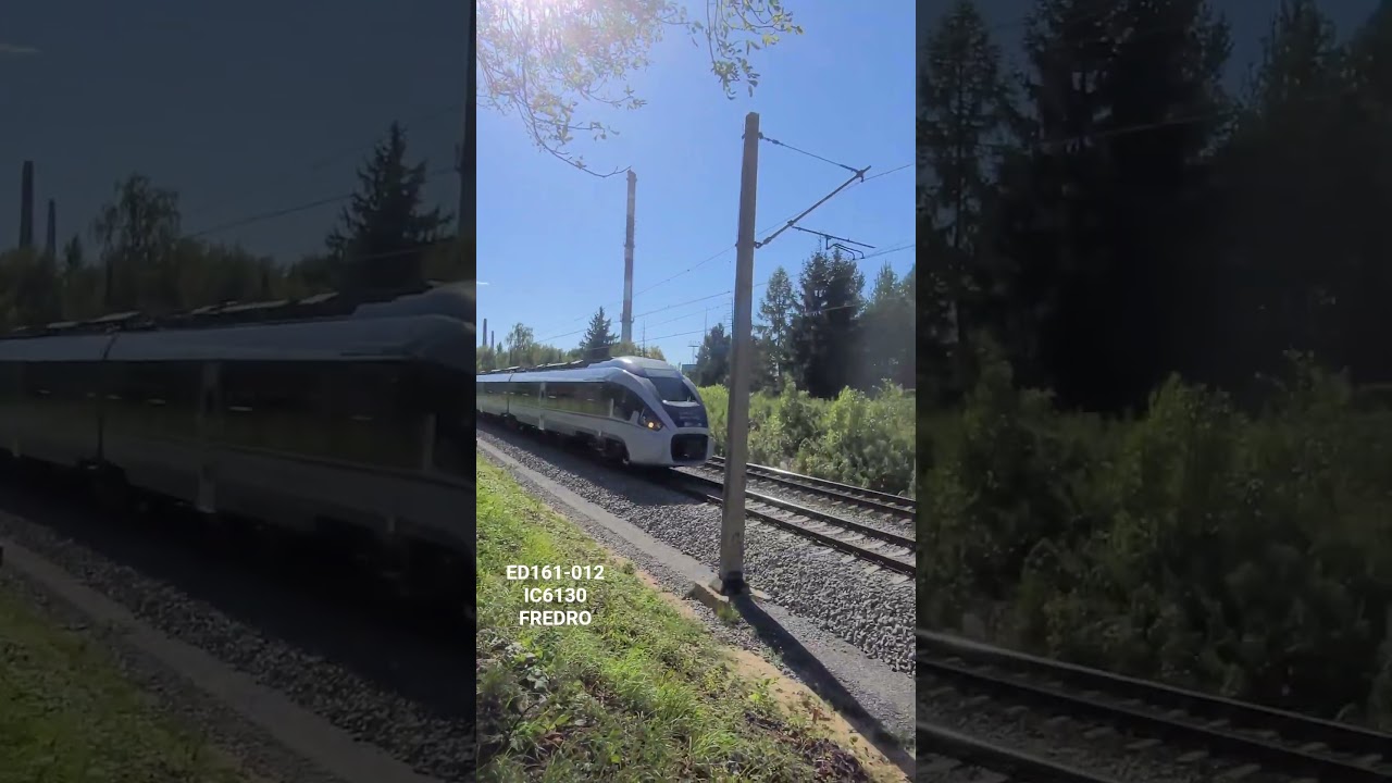 Pesa Dart (ED161-012)  w barwach IC6130 FREDRO #train #trainspotting #railtrack #railway  #Pesa