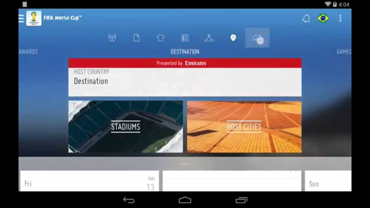 The Official FIFA World Cup App on Android