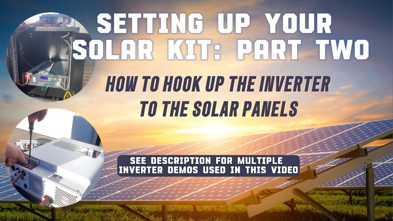 Setting up your 3kW, 6, 10 & 12kw Solar Kit: Part 2